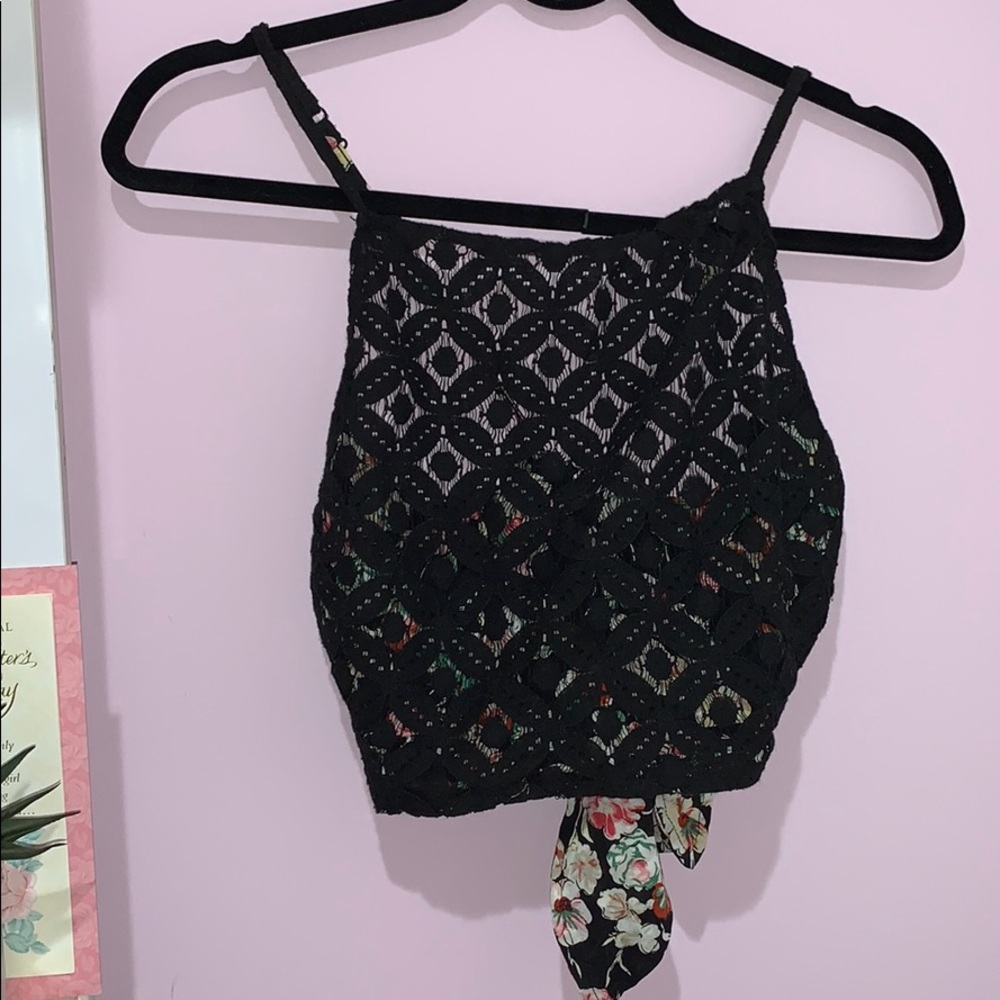 Free People lace top! Very pretty detailing!